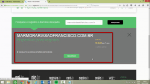 Registrando o domínio (nome) de seu site.