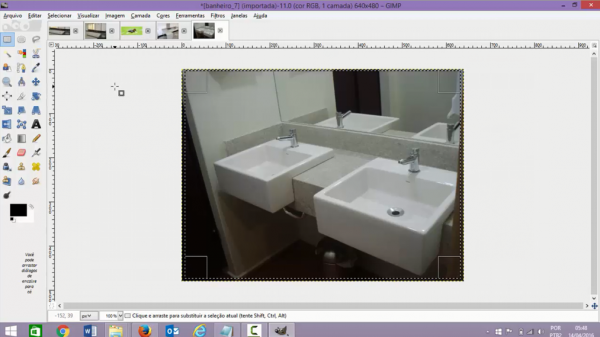 Edição de imagens com o Gimp
