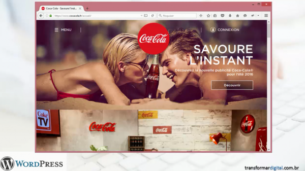Sites famosos desenvolvidos em WordPress. Construído em WordPress